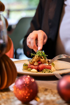 4-gangen kerstmenu diner