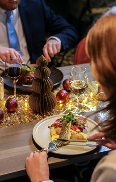 4-gangen kerstmenu lunch