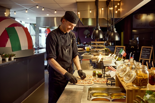 Live Cooking Italian diner 