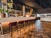 De bar van het all you can eat restaurant in Amersfoort